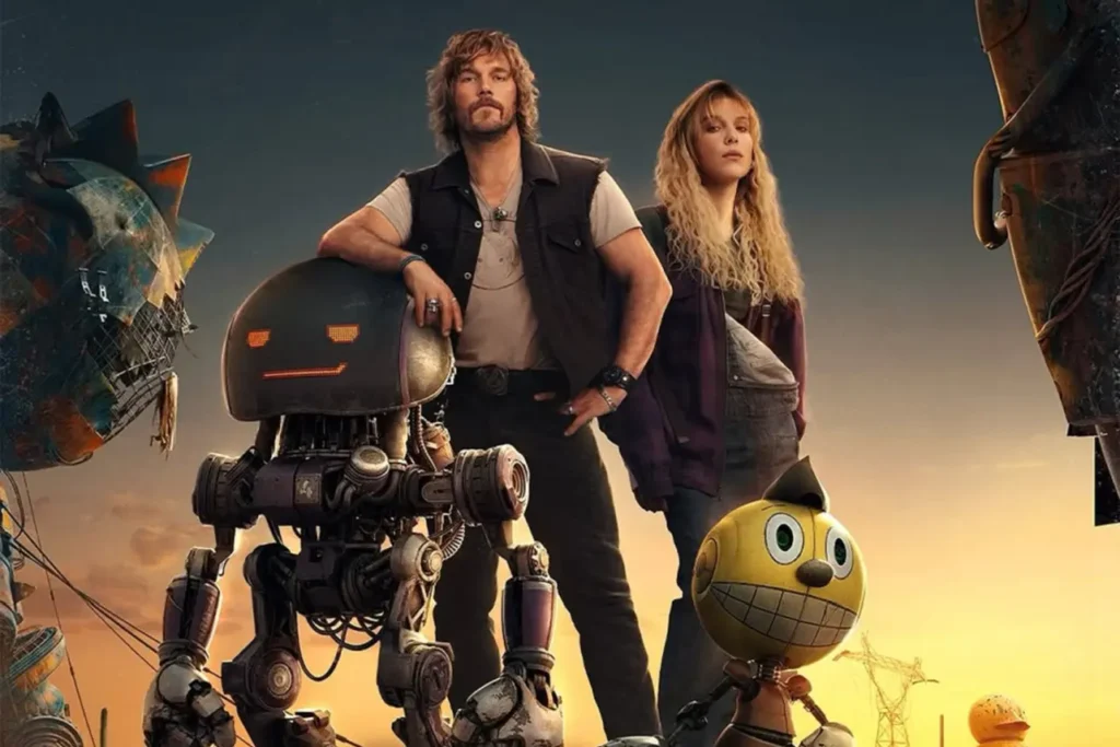 The Electric State movie poster featuring Chris Pratt